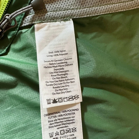 Eddie Bauer  Men's Packable Cloud Cap Waterproof Rain Jacket size S(i9 - Picture 14 of 15